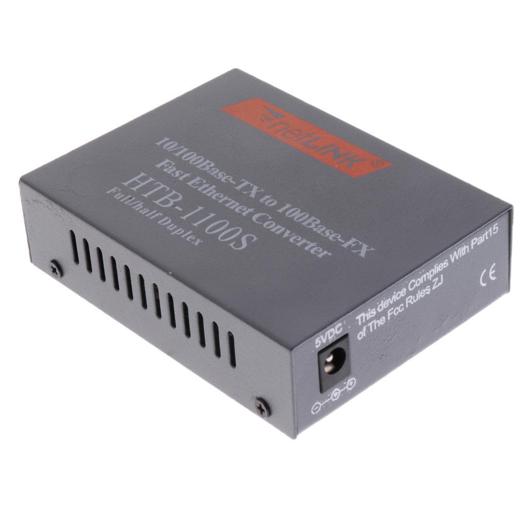 HTB-1100s Fiber Optic Cable Converter SC .5e Duplex Single Mode
