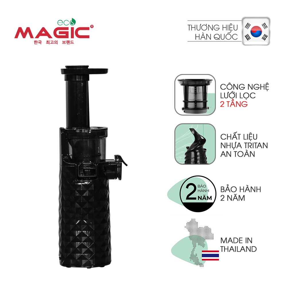 Máy Ép Tốc Độ Chậm Thế Hệ Mới Magic Eco AC-130 - Hàng Chính Hãng