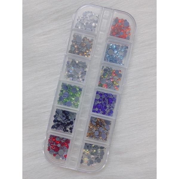 Đá chân keo mix màu mix size, đá chân lưới