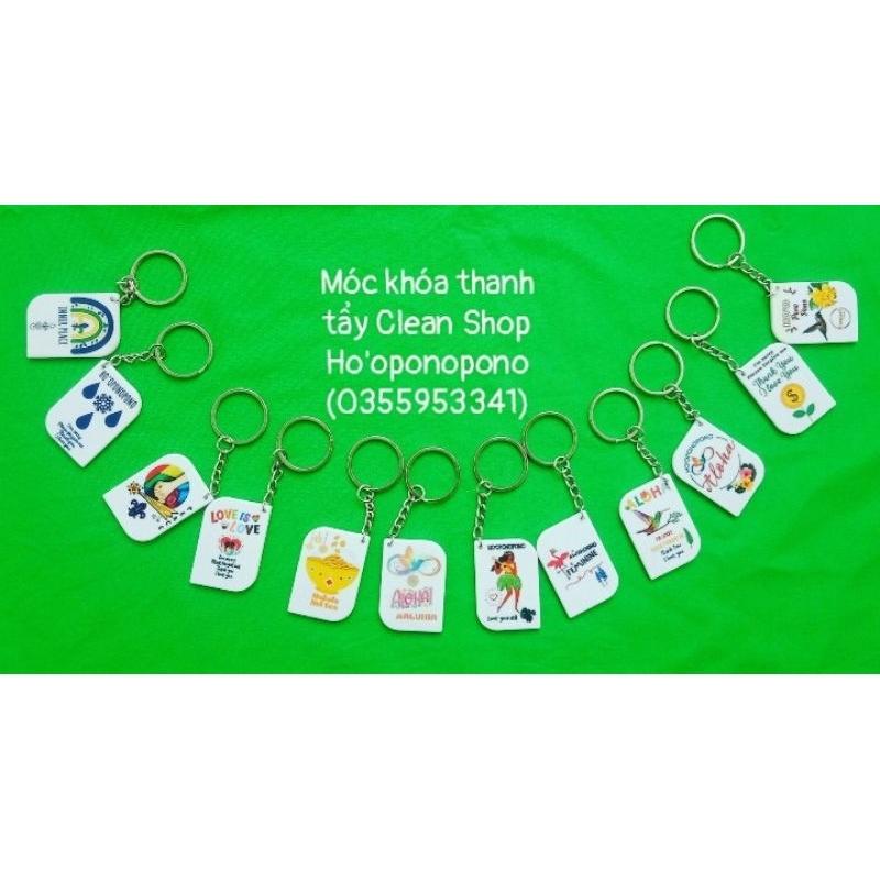 MÓC KHÓA HO'OPONOPONO THANH TẨY TÀI CHÍNH - MỐI QUAN HỆ - SỨC KHỎE - BÌNH AN | Ho'oponopono Keychain