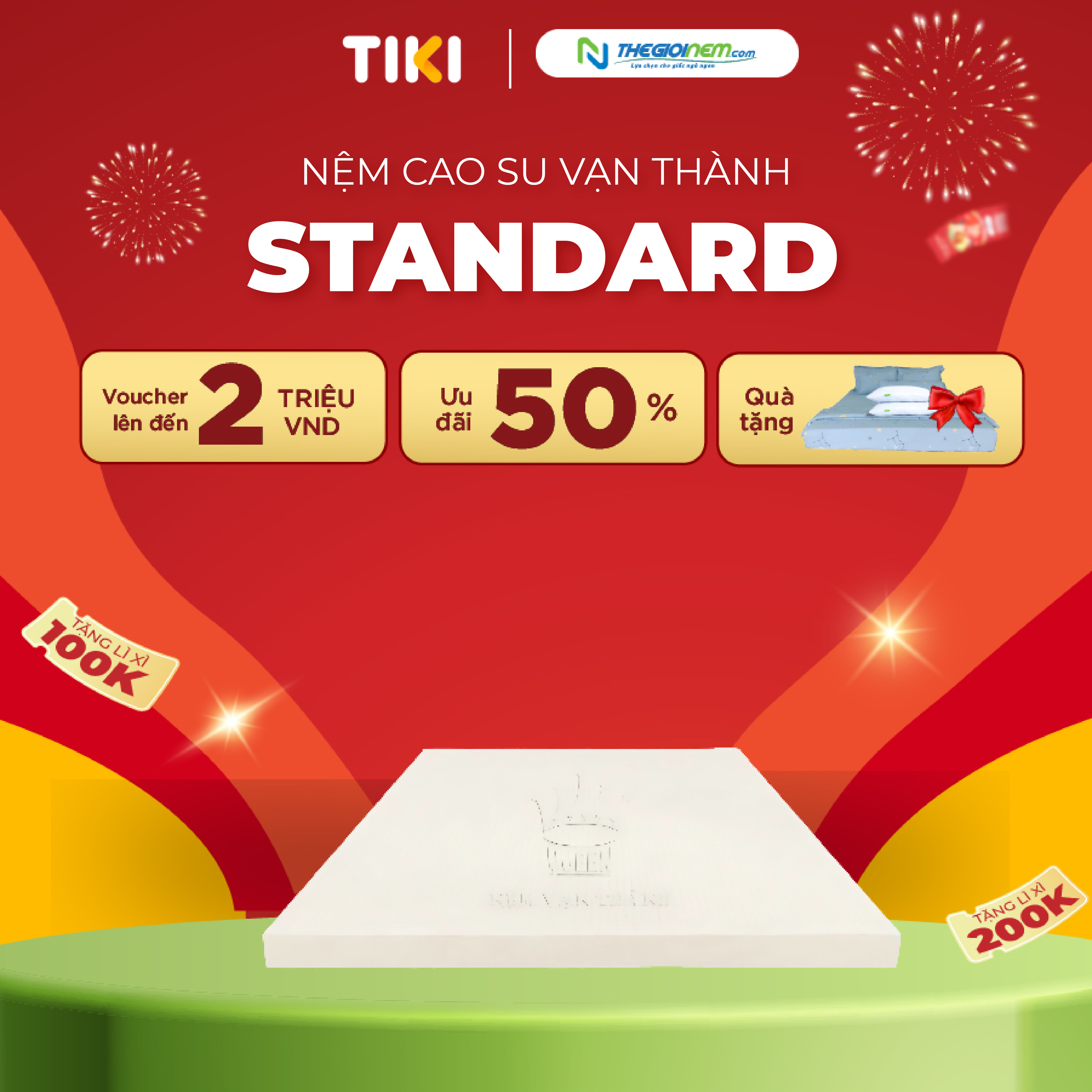 Nệm Cao Su Vạn Thành Standard