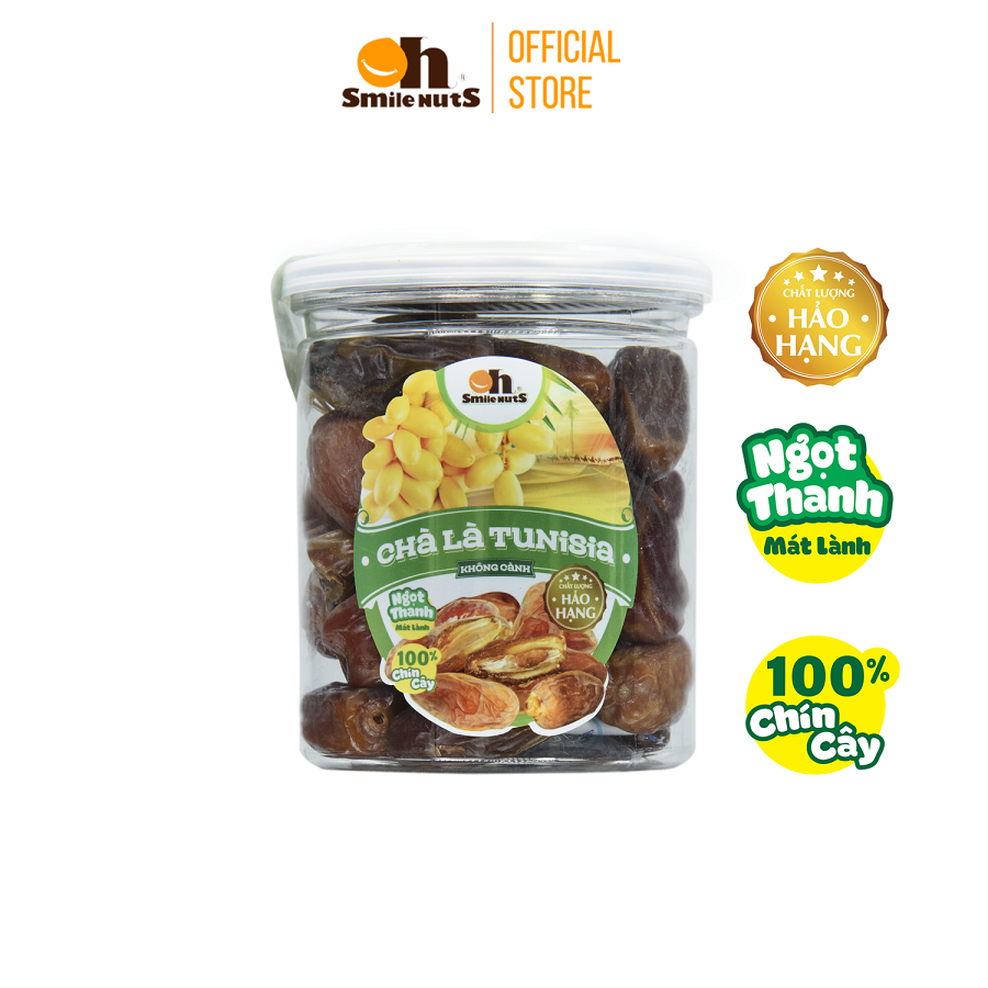 Chà là không cành Deglet Nour Tunisia hộp 285g