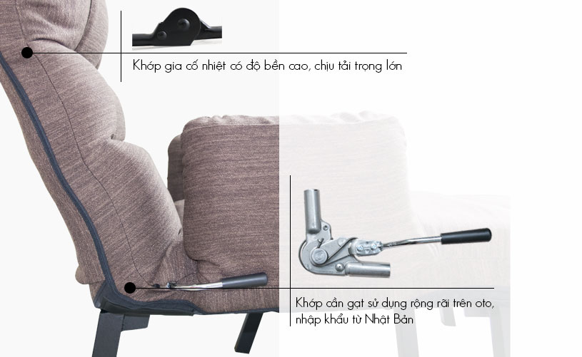 Ghế thư giãn công thái học đa năng dành cho bà bầu, người già, người bị thoát vị đĩa đệm QPG360DO