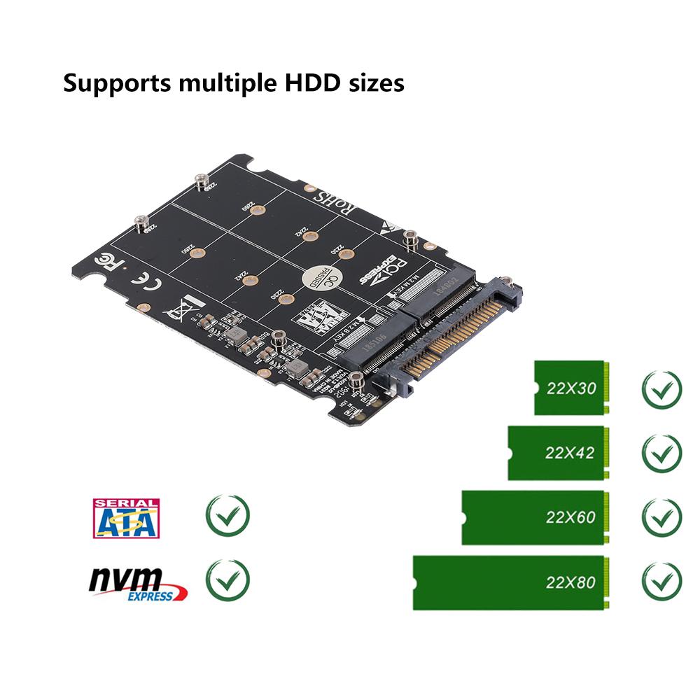 Bộ chuyển đổi thẻ SFF-8639 giao diện SATA không được hỗ trợ