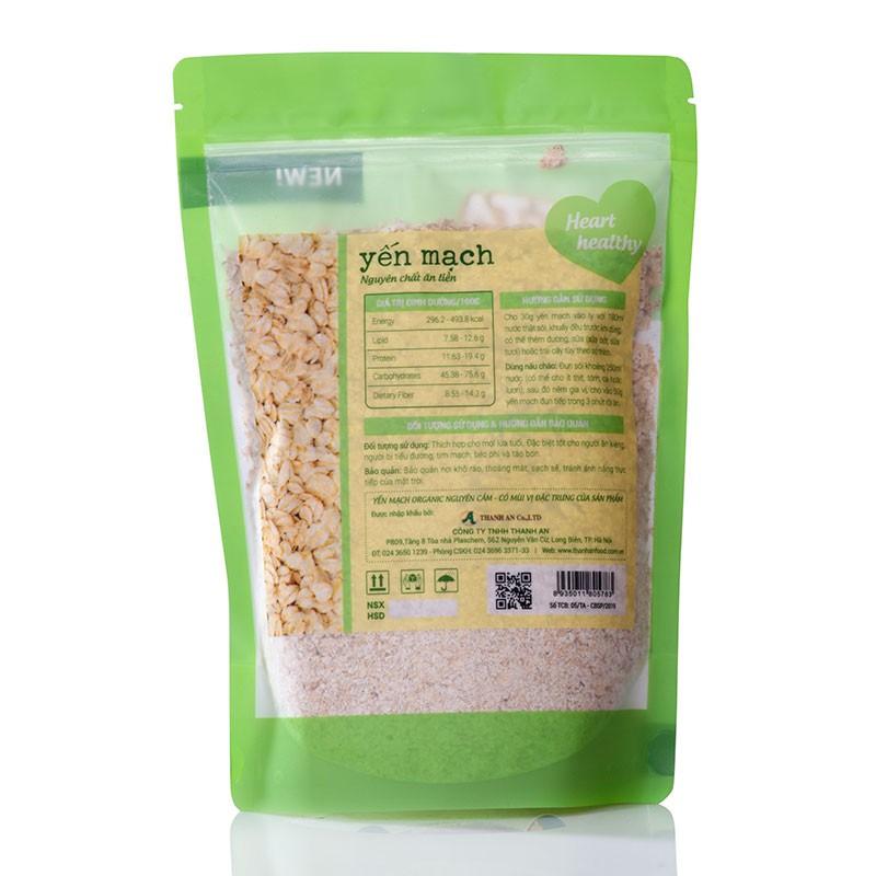 Ngũ Cốc Yến Mạch Organic  OATTA Nguyên Cám Thơm Ngon Thích Hợp Cho Người Giảm Cân Túi 400g