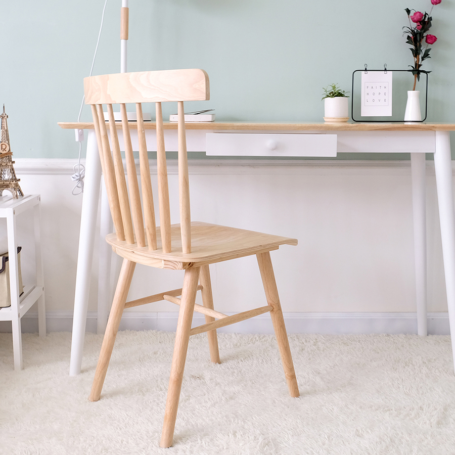 Ghế Gỗ Làm Việc Văn Phòng BEYOURs Pin Stool Nội Thất Kiểu Hàn Phòng Làm Việc - Gỗ Tự Nhiên