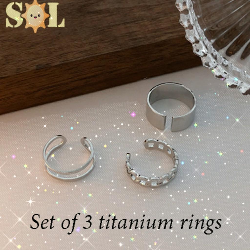 Combo mua 3 set nhẫn tặng 1 set nhẫn