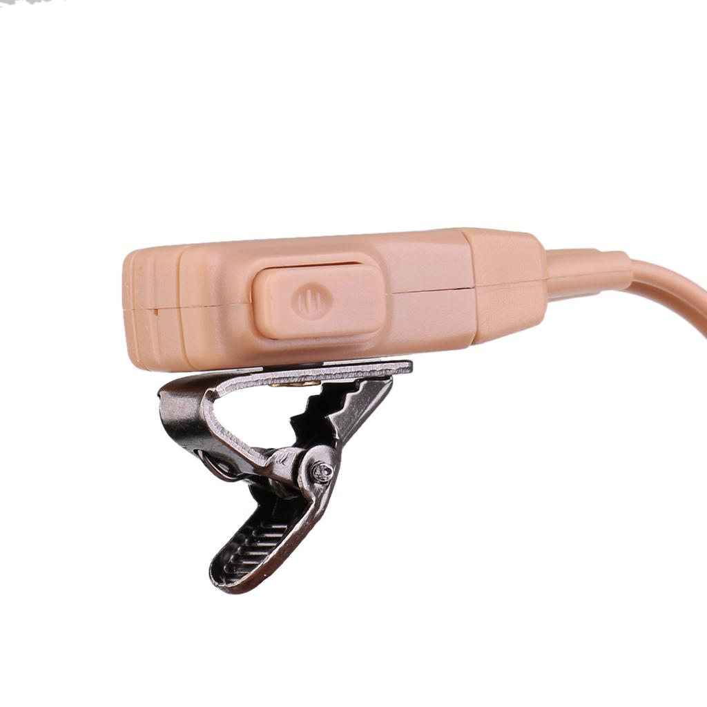 2- Acoustic Tube Earpiece with Microphone For