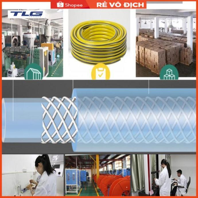 Bộ dây và vòi xịt tăng áp lực nước,rửa xe, tưới cây 20m (cút nhựa nối đồng nhựa) 206843