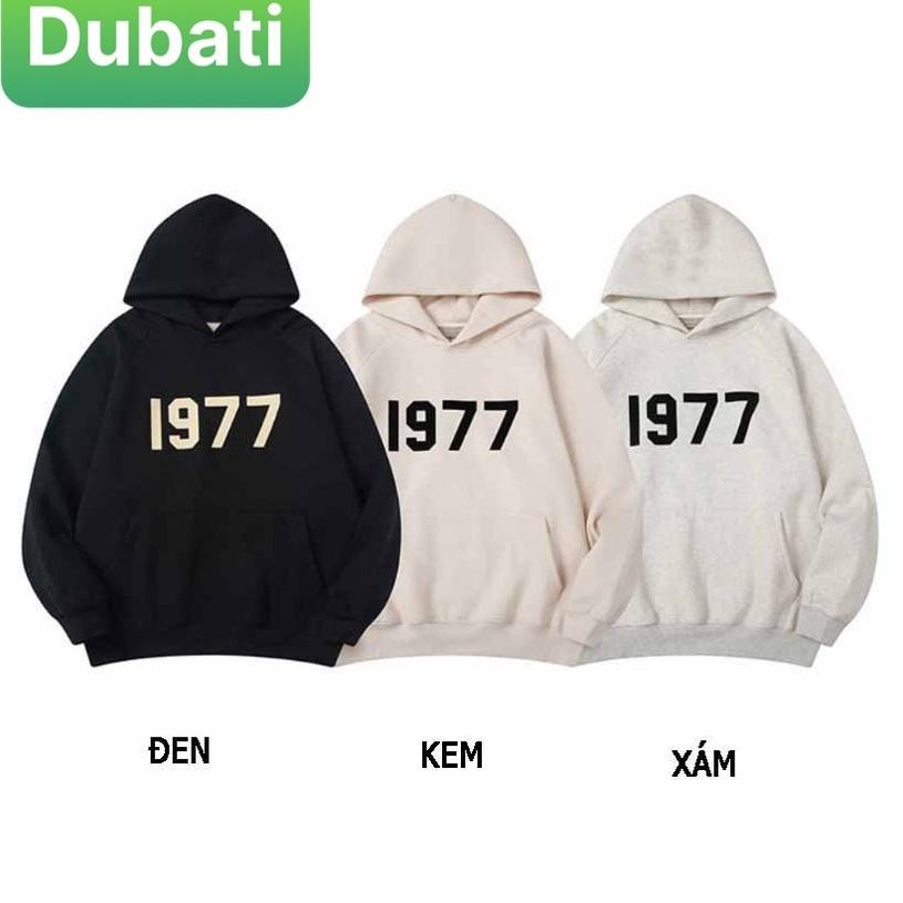 ÁO KHOÁC HOODIE NAM NỮ CHẤT NỈ DÀY PHOM FROM RỘNG 1977 SÀNH ĐIỆU MÙA HÈ MÙA THU ĐÔNG -DUBATI FASHION