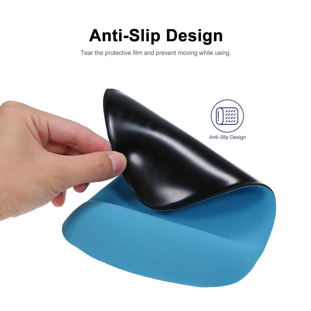 Tấm lót chuột silicone với hỗ trợ tựa cổ tay thoải mái cho máy tính xách tay PC