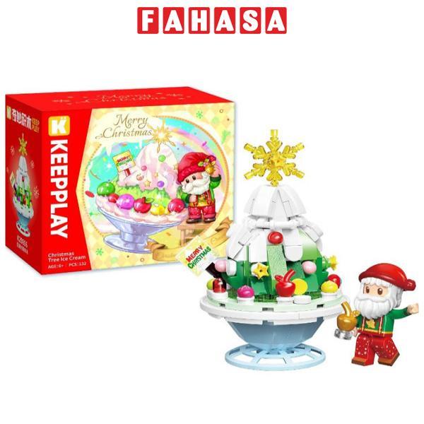 Đồ Chơi Lắp Ráp Chủ Đề Giáng Sinh - Christmas Tree Ice Cream - Keepplay K29806 (132 Mảnh Ghép)