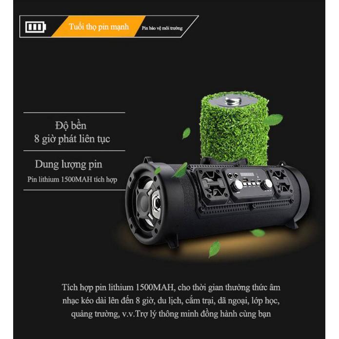 Loa siêu trầm bluetooth không dây xách tay mới
