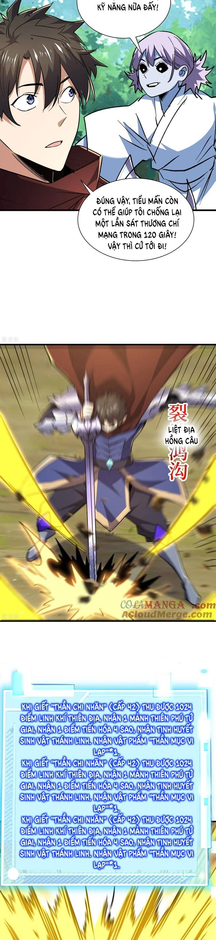 từ dã quái bắt đầu thăng cấp chapter 82 10