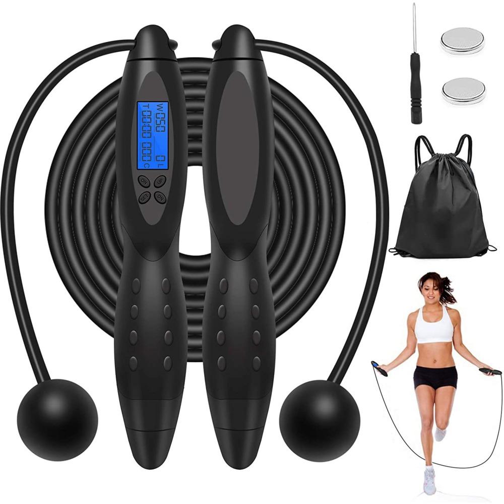 Thông Minh Nhảy Dây Không Dây Dây Nhảy Crossrope Dây Nhảy Với Đếm Calo Chân Cơ Thể Huấn Luyện Tập Thể Hình