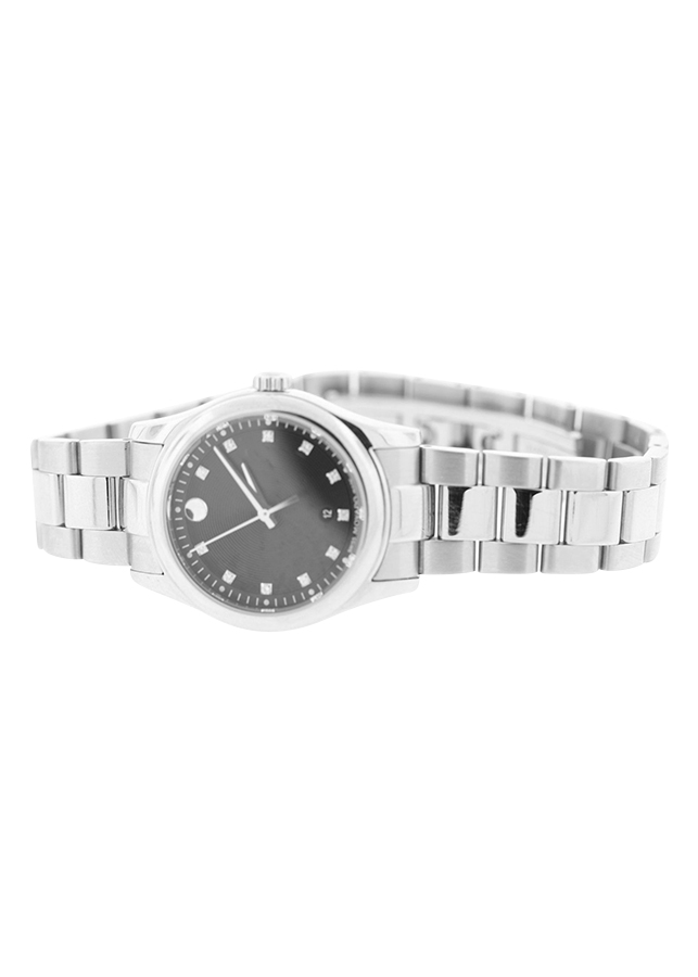 Đồng Hồ Nữ Dây Kim Loại Movado 0606497 (28mm) - Mặt Đen