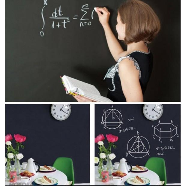 Decal Bảng Đen Viết Phấn  Size 60x200cm