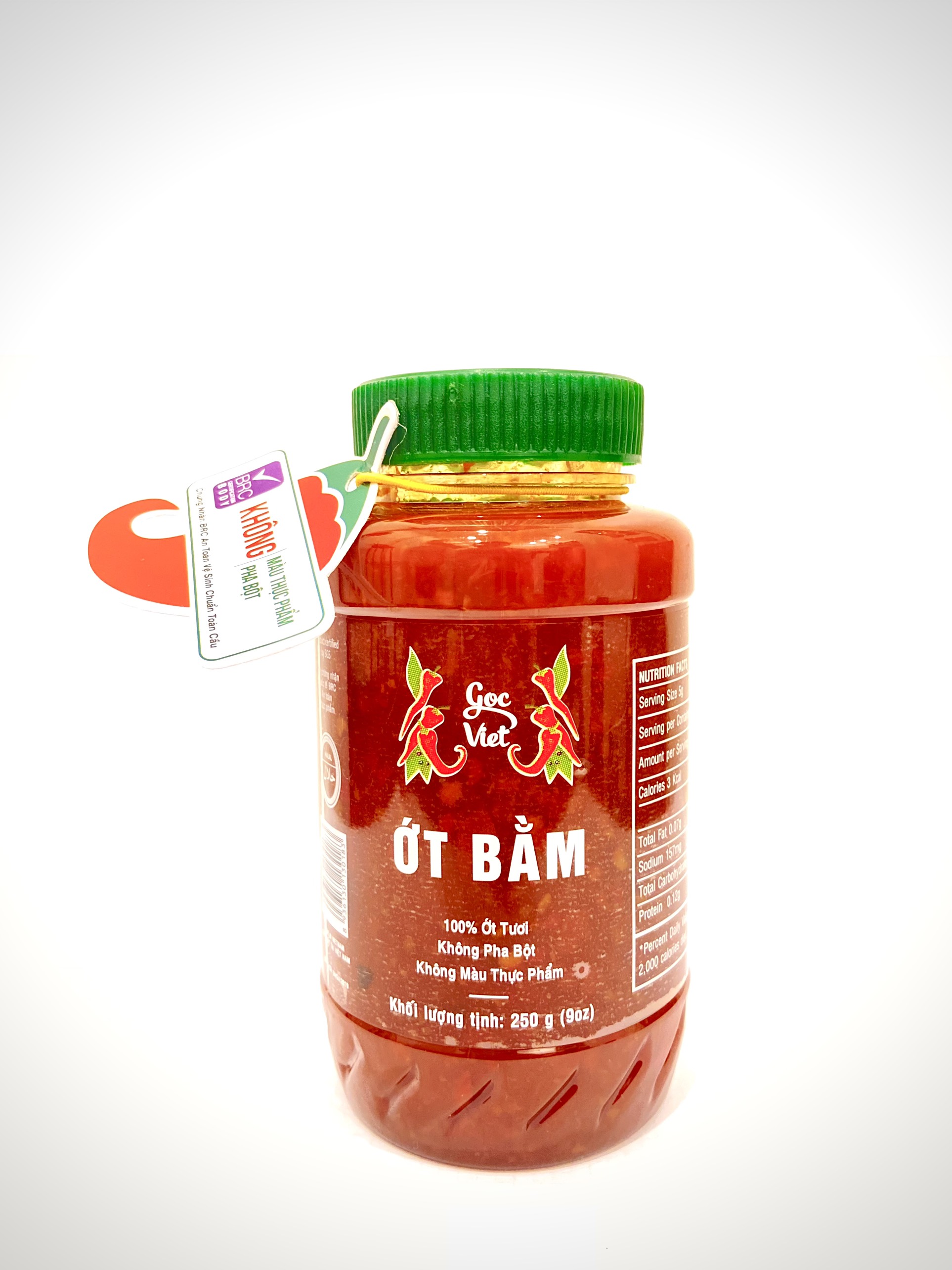 Ớt Bằm Không Tỏi Gốc Việt 250g