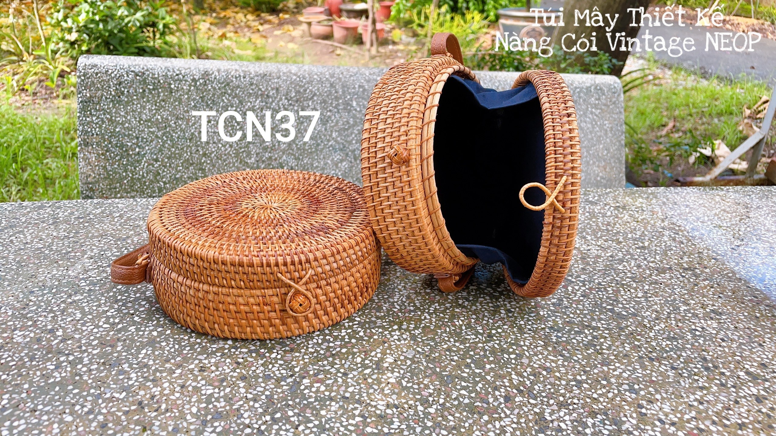 Túi Trống Mây Xiên Có Dây Đeo Chéo Size 18cm - TCN37