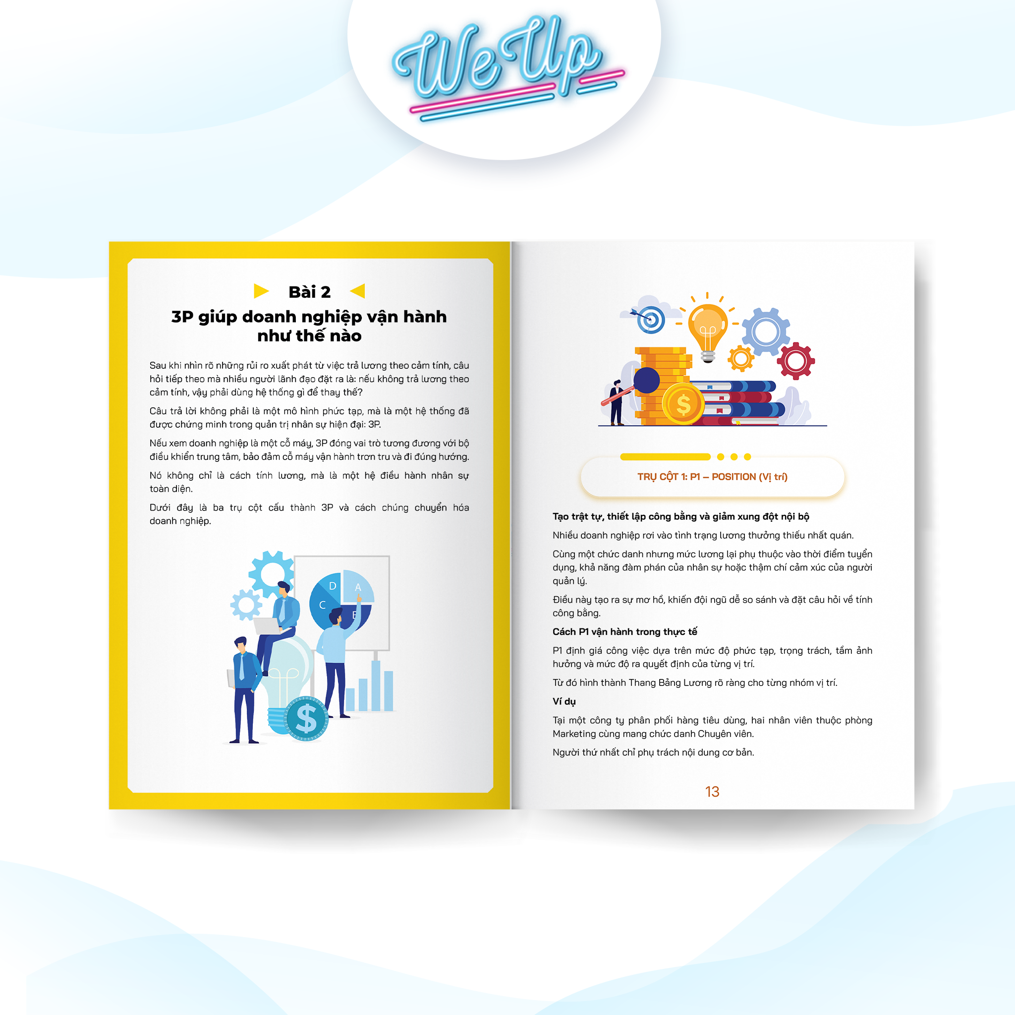 Sách Hướng Dẫn Công Thức Trả Lương + Thưởng 3P (Vị trí - Năng lực - Hiệu suất)