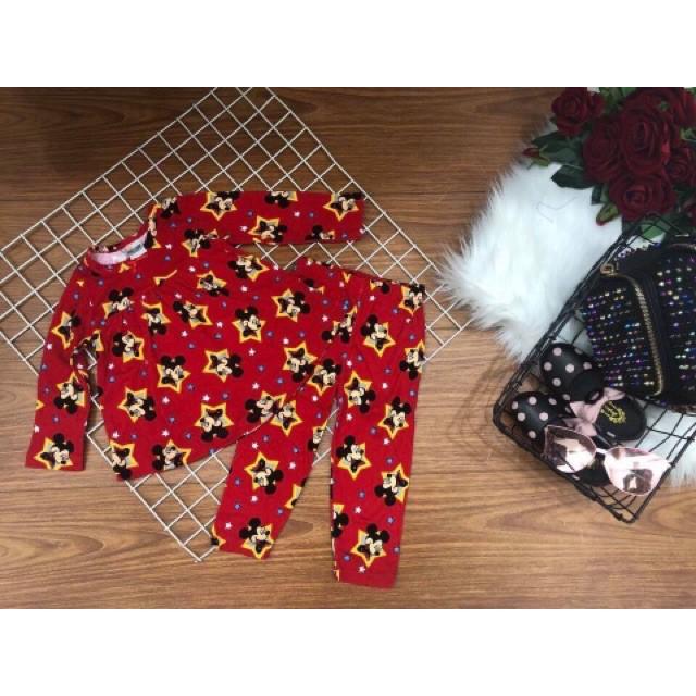 Bộ tay dài Babydoll cho bé gái