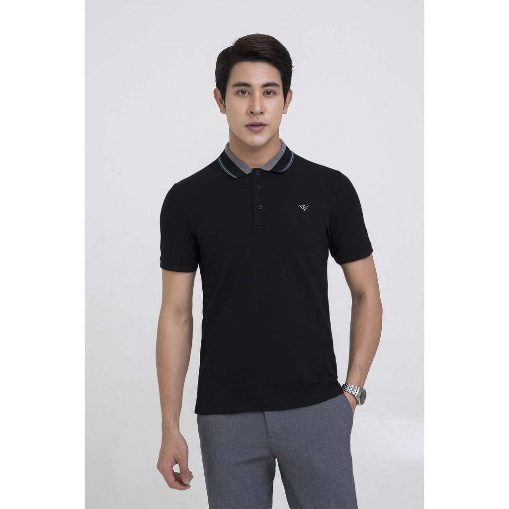 Áo thun polo nam 10 màu cao cấp họa tiết cổ viền chất cotton mềm mịn thấm hút mồ hôi chính hãng DARNELL DN02-10