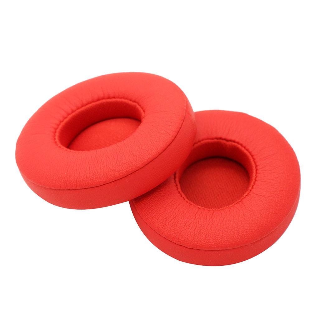 Premium Earpads Ear Tips Cushion Replacement Repair For Beats Solo Wireless 2.0 Headphone Orange