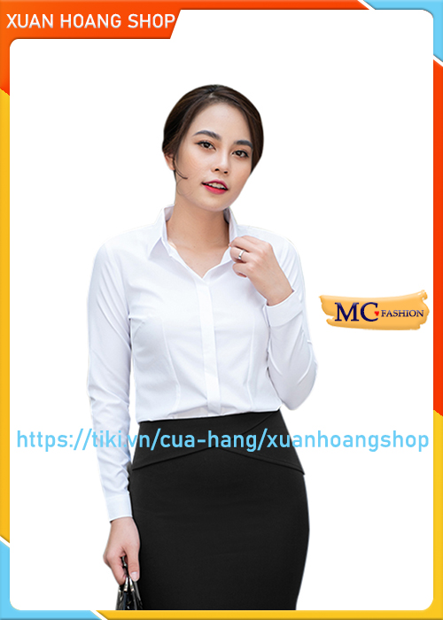 Áo Sơ Mi Trắng Nữ Công Sở Đẹp Mc Fashion, Tay Cộc, Dài, Lửng, Lỡ, Size Đủ, Chất Vải Mát, Co Giãn Nhẹ, A0074