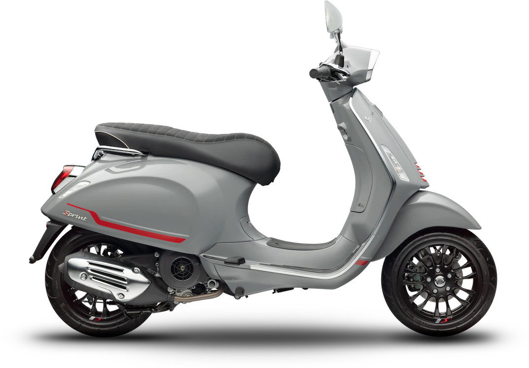 Xe Vespa Sprint 150 ABS SPORT - Xám Materia