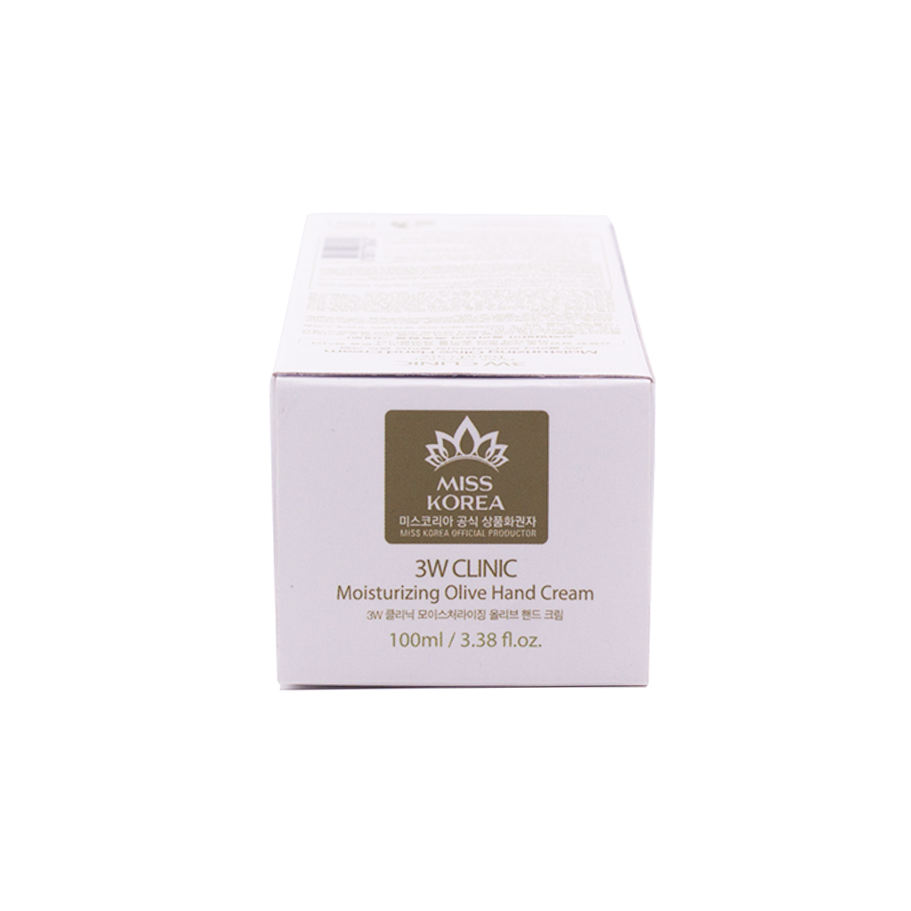 Kem dưỡng da tay Olive Hàn Quốc cao cấp 3W Clinic Olive Hand Cream (100ml) – Hàng chính hãng