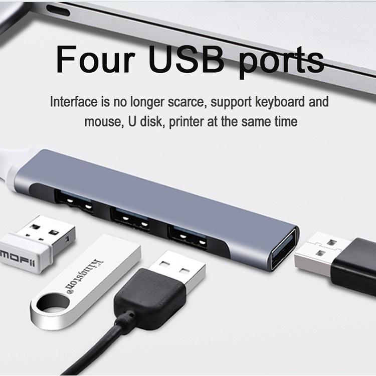 Đầu Chia 4 Cổng USB 3.0 OTG Đa Năng Tiện Dụng Chất Lượng Cao