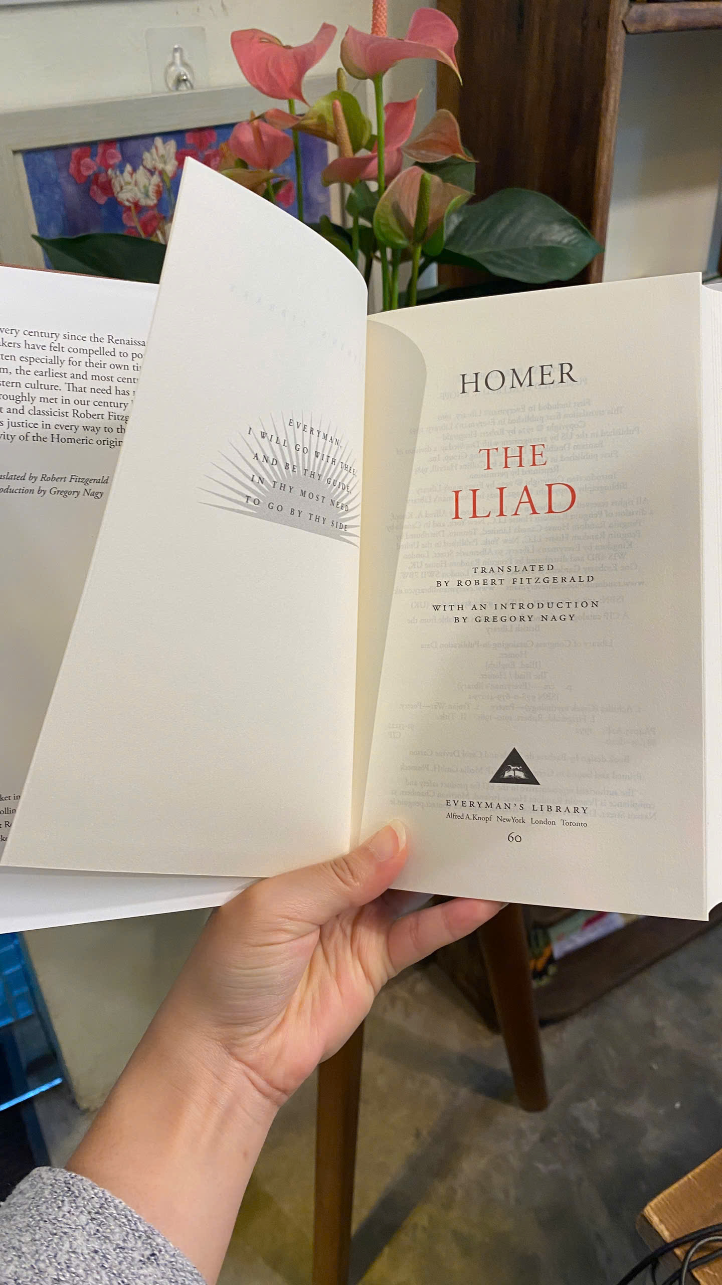 Sách - The Iliad by Homer| Everyman’s Library / Classics / Poetry / Tuyển tập thơ Kinh điển Bìa cứng