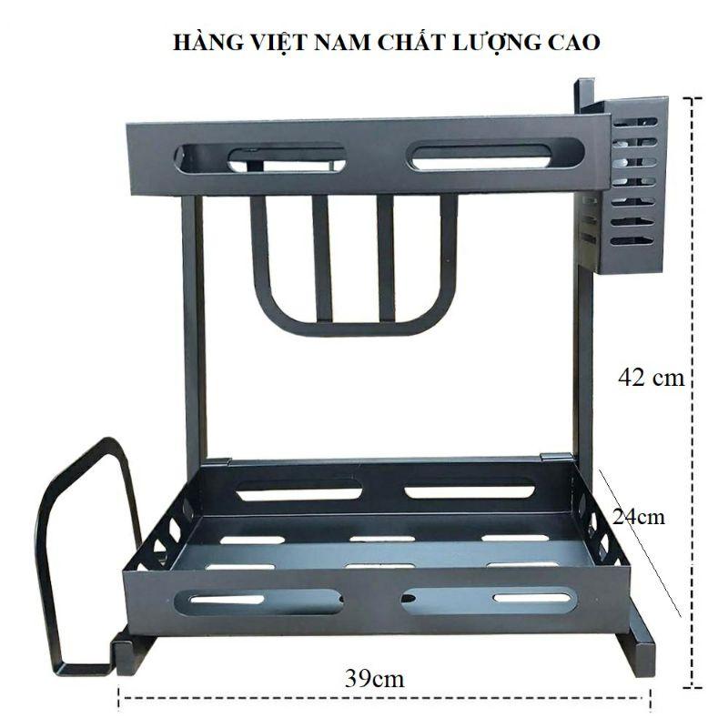 Kệ gia vị bếp inox 2 tầng 3 tầng sơn tĩnh điện chống gỉ cao cấp