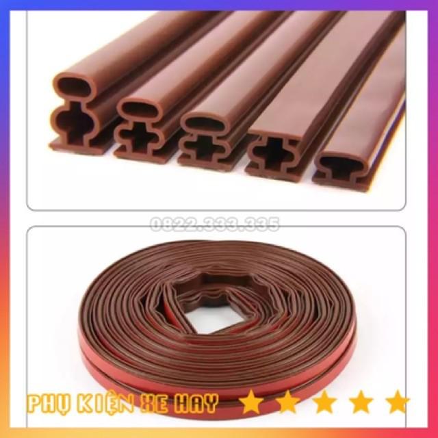 Gioăng tốt Cuộn 3 mét gioăng dán cánh cửa loại cao cấp siêu dính gioăng cộng siêu dầy 15x10mm