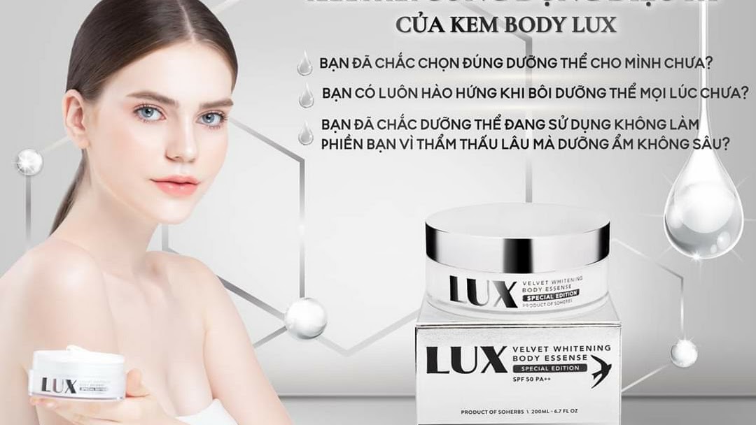 Kem Body Lux Dưỡng Trắng Da Từ Tinh Chất Yến Tươi Collagen