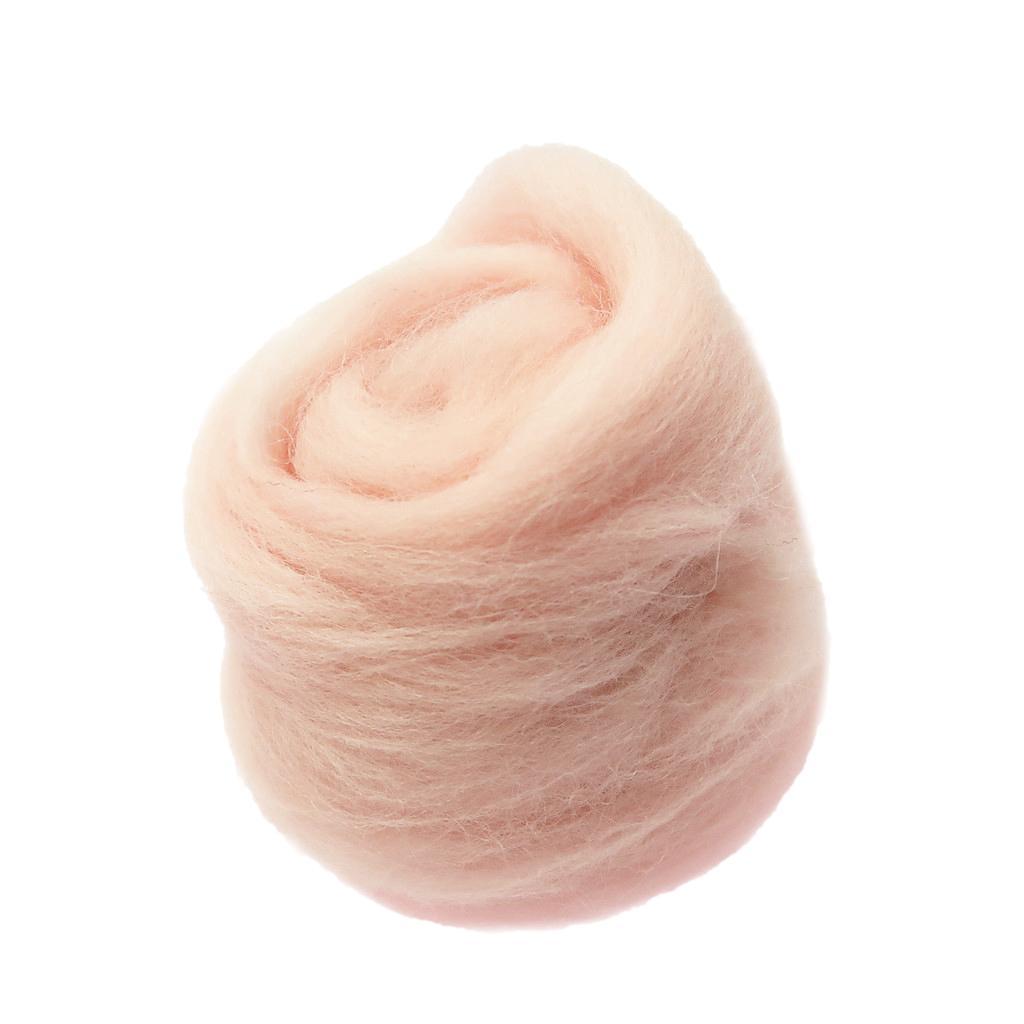 4pcs Handmade Wool Roving Fibre for Needle Felting Materials