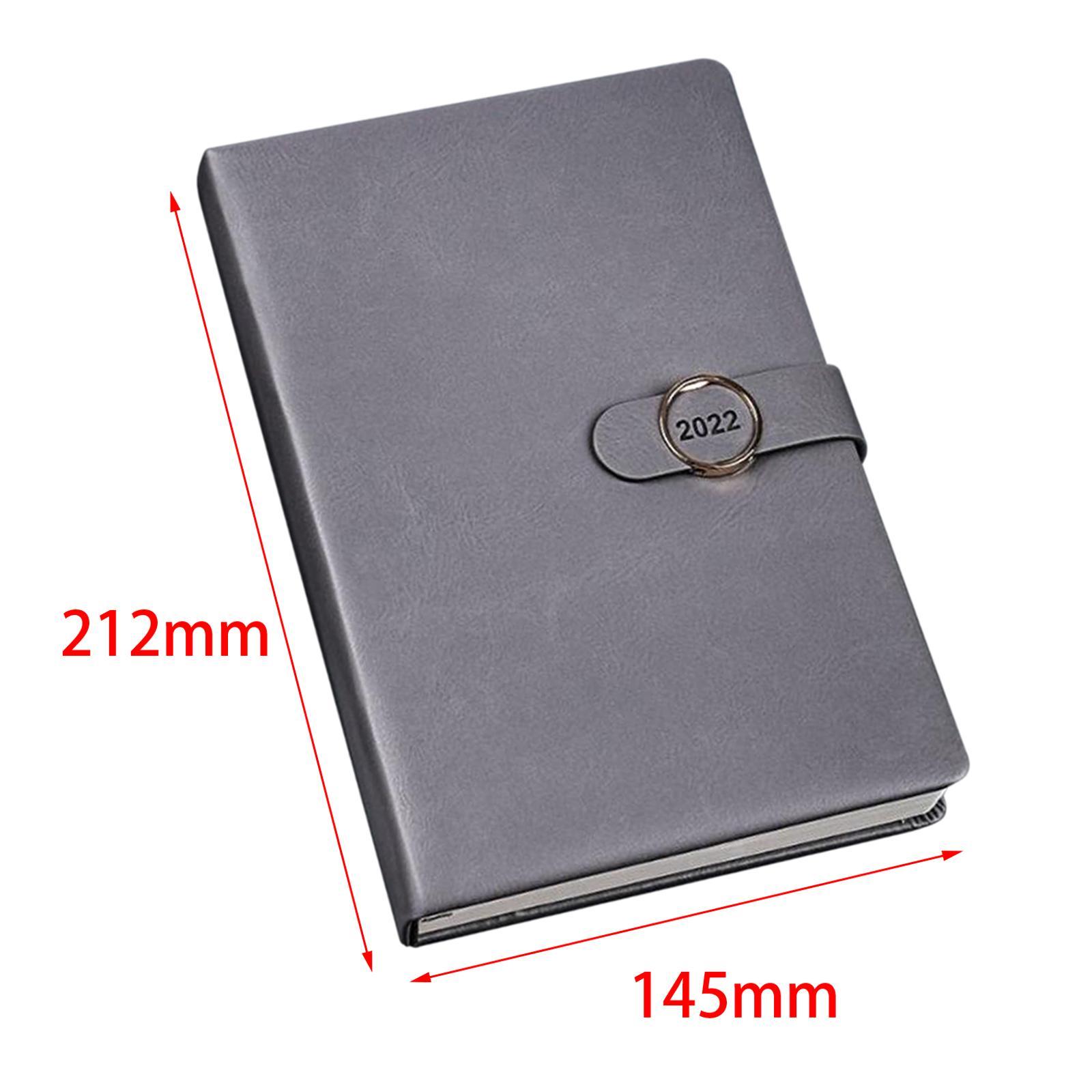 Business A5 Notebook, Loose Leaf PU Leather Cover Journal Notepad Notebook, 200 Sheets Paper Gifts