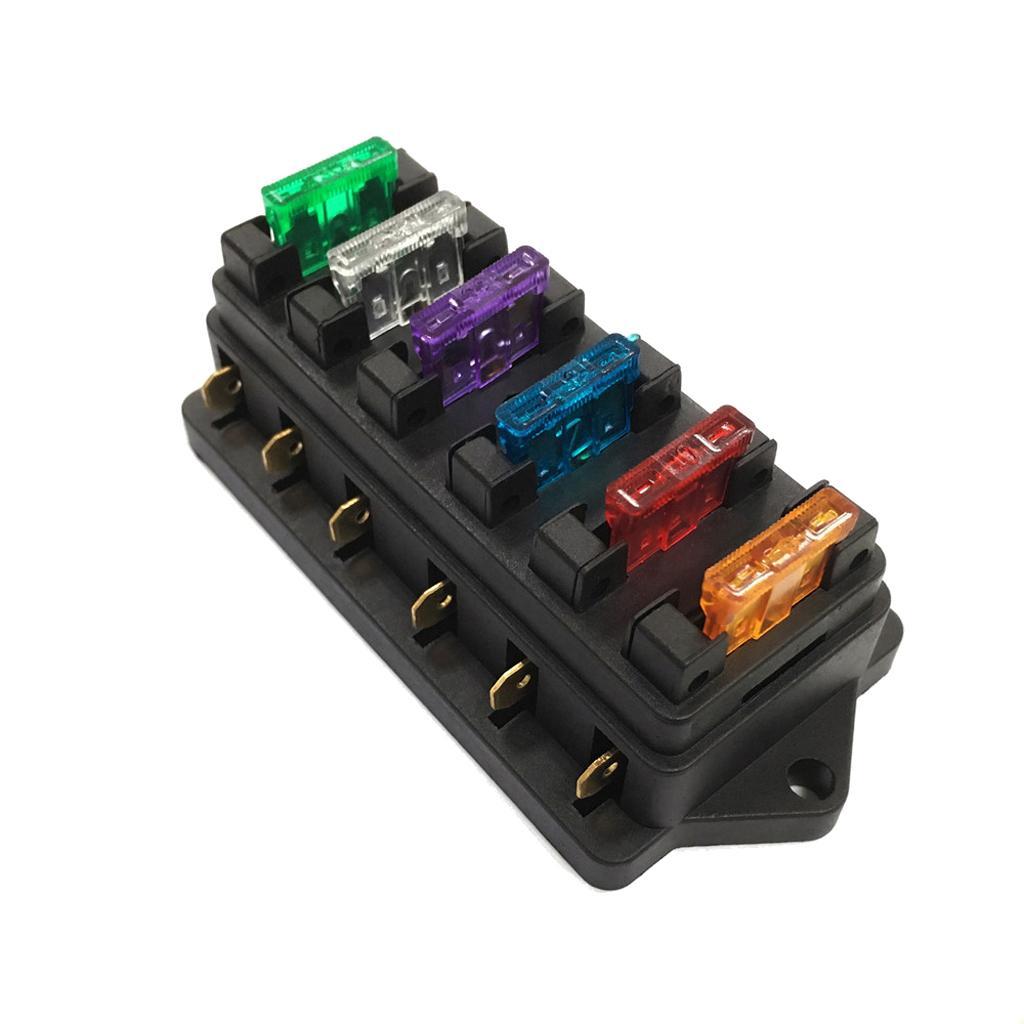 12V-24V Car Fuse Box Holder Distribution Block