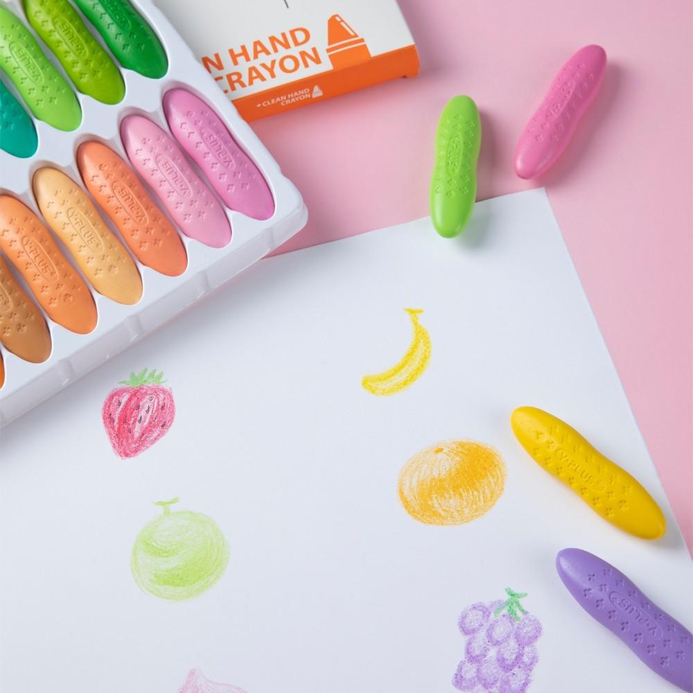 Hộp Sáp 24 Màu Y-Plus+ Peanut Pastel CR2002