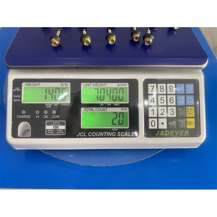 Cân đếm số lượng JCL