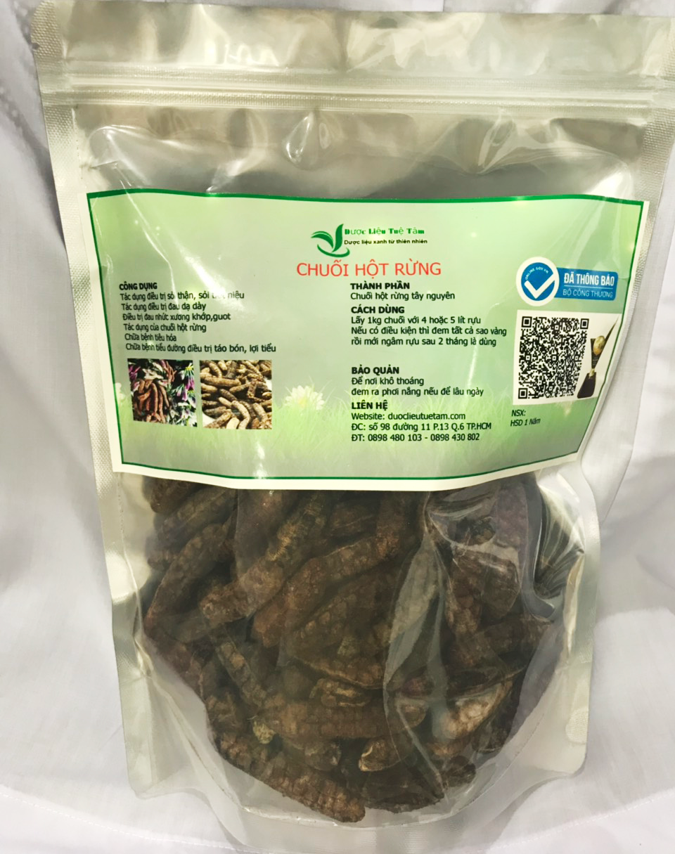Cây chuối hột - Quả chuối hột rừng khô 1kg