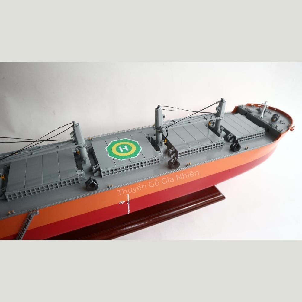 Mô Hình Thuyền Gỗ Trang Trí Phong Thủy Dạng Thuyền Thương Mại SAILING SKY Chính Hãng, Hàng Xuất Khẩu Chất Lượng Cao