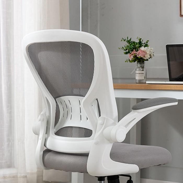 Ghế Văn Phòng Chân Xoay Tựa Lưng Lưới Cao Cấp, Ghế Làm Việc Tay Vịn Có Thể Điều Chỉnh Chân Bánh Xe Di Chuyển GHP026