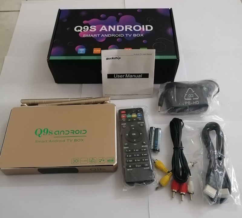 Đầu thu Box Q9s NEW ram 2Gb+ 16GB hệ điều hành ATV + kèm điều khiển giọng nói chuột bay G10s tìm kiếm giọng nói thông minh 1 chạm - HÀNG CHÍNH HÃNG