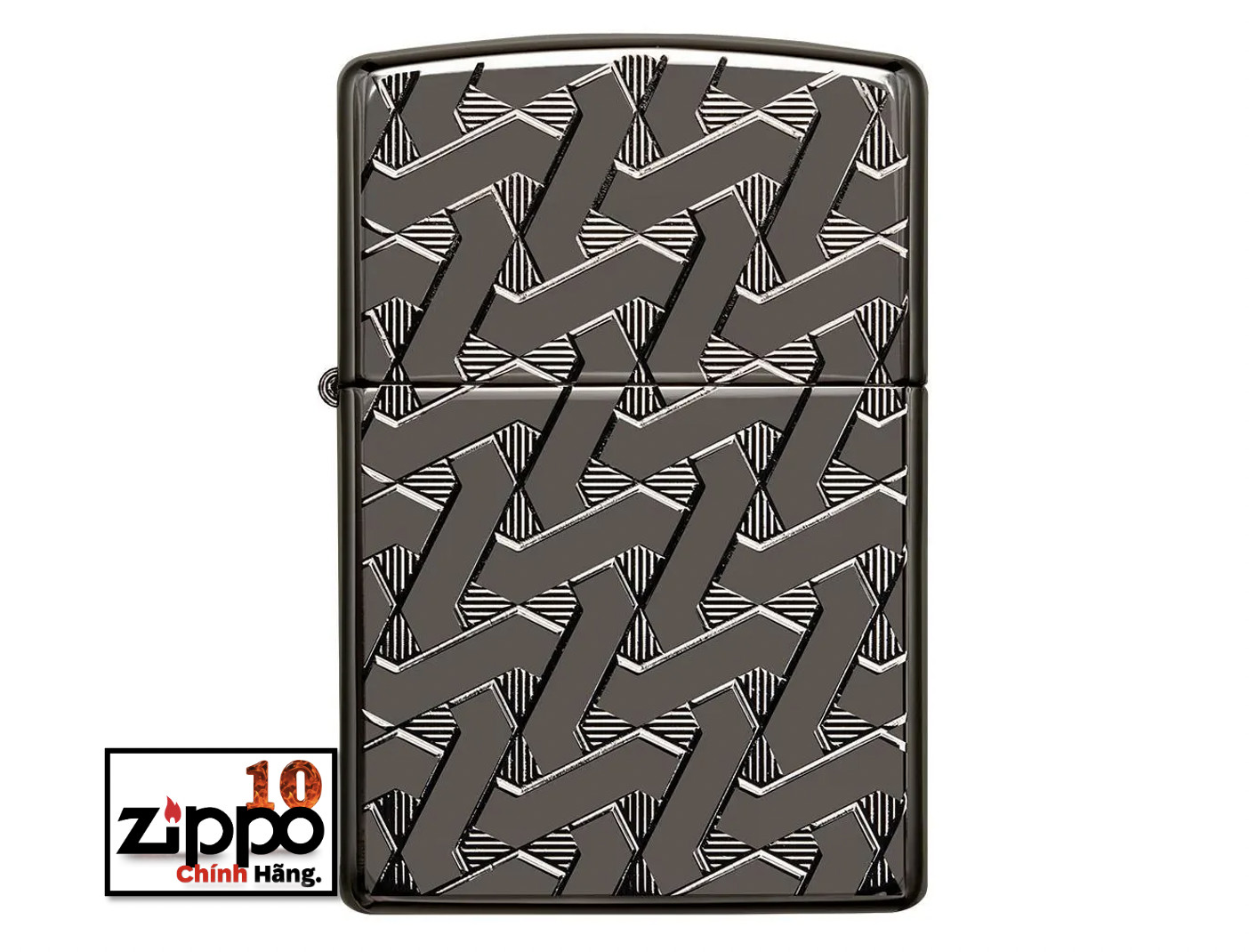 Bật lửa ZIPPO 49173 Armor Geometric Weave Design - Chính hãng 100%