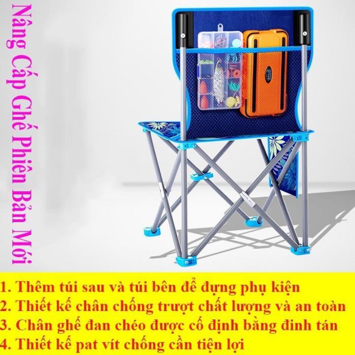 Ghế Xếp Ghế Câu Cá BENNUO Ghế Gấp Inox Siêu Khỏe Tiện Dụng KK4 đồ câu FISHING_HD