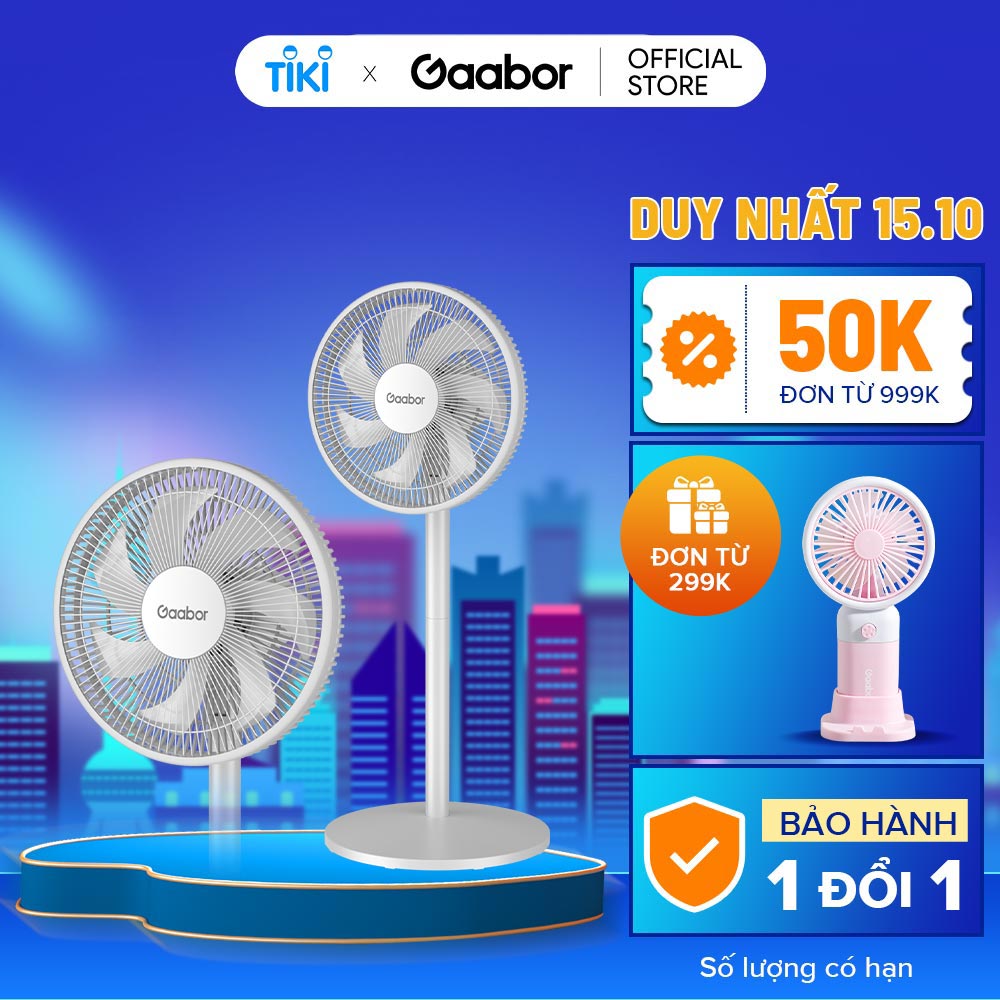 Quạt cây đứng Gaabor GFD-N360A lồng 7 cánh 3 nấc điều chỉnh tốc độ - hàng chính hãng