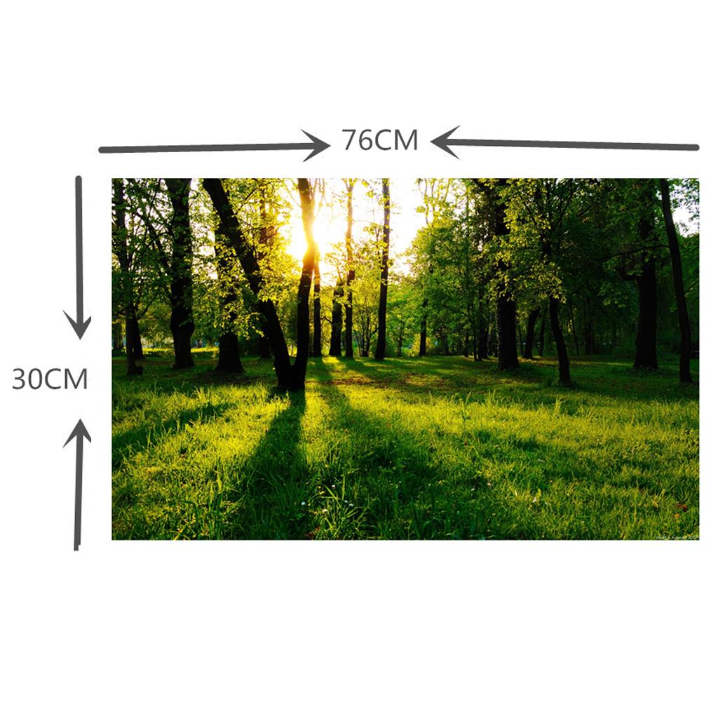 Aquarium Background Adhesive Poster Fish Tank Wall Decorations Sticker