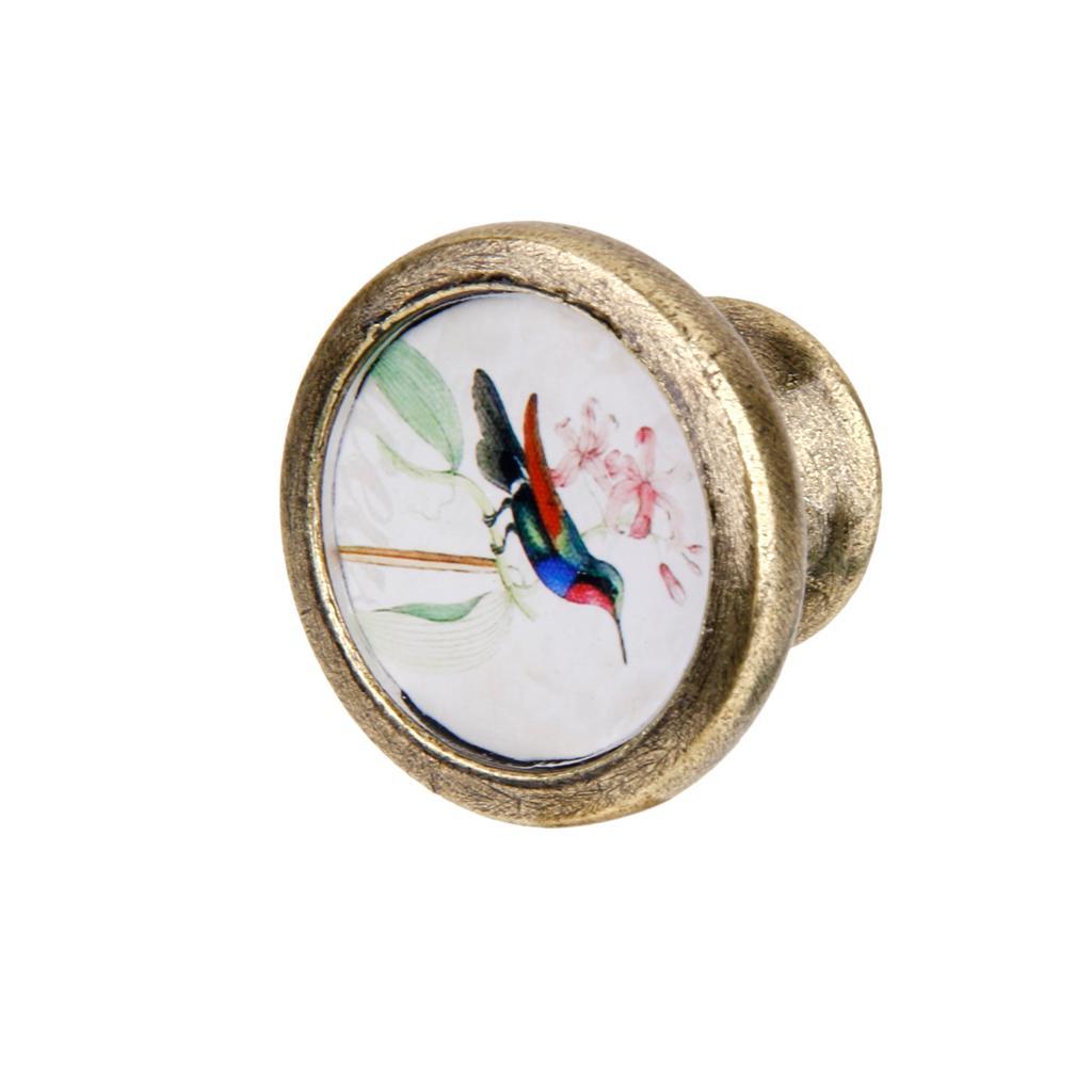 6xAssorted Vintage Brass Wardrobe Cabinet Door Cupboard Drawer Handle Knob 14