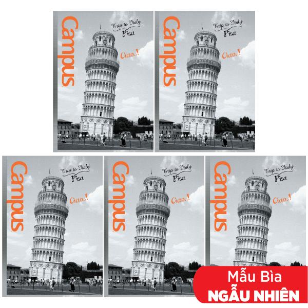 Combo 5 Tập Landscape B5 Kẻ Ngang 120 Trang ĐL 70g/m2 - Campus NB-BLAS120 (Mẫu Màu Giao Ngẫu Nhiên)